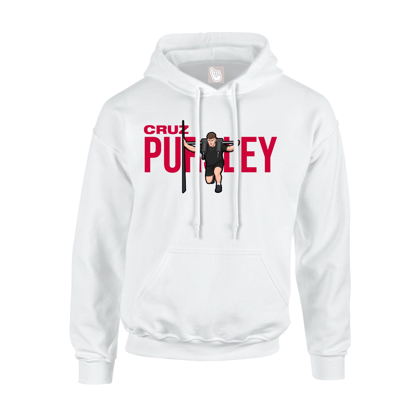 Hoodie — Player Name in White
