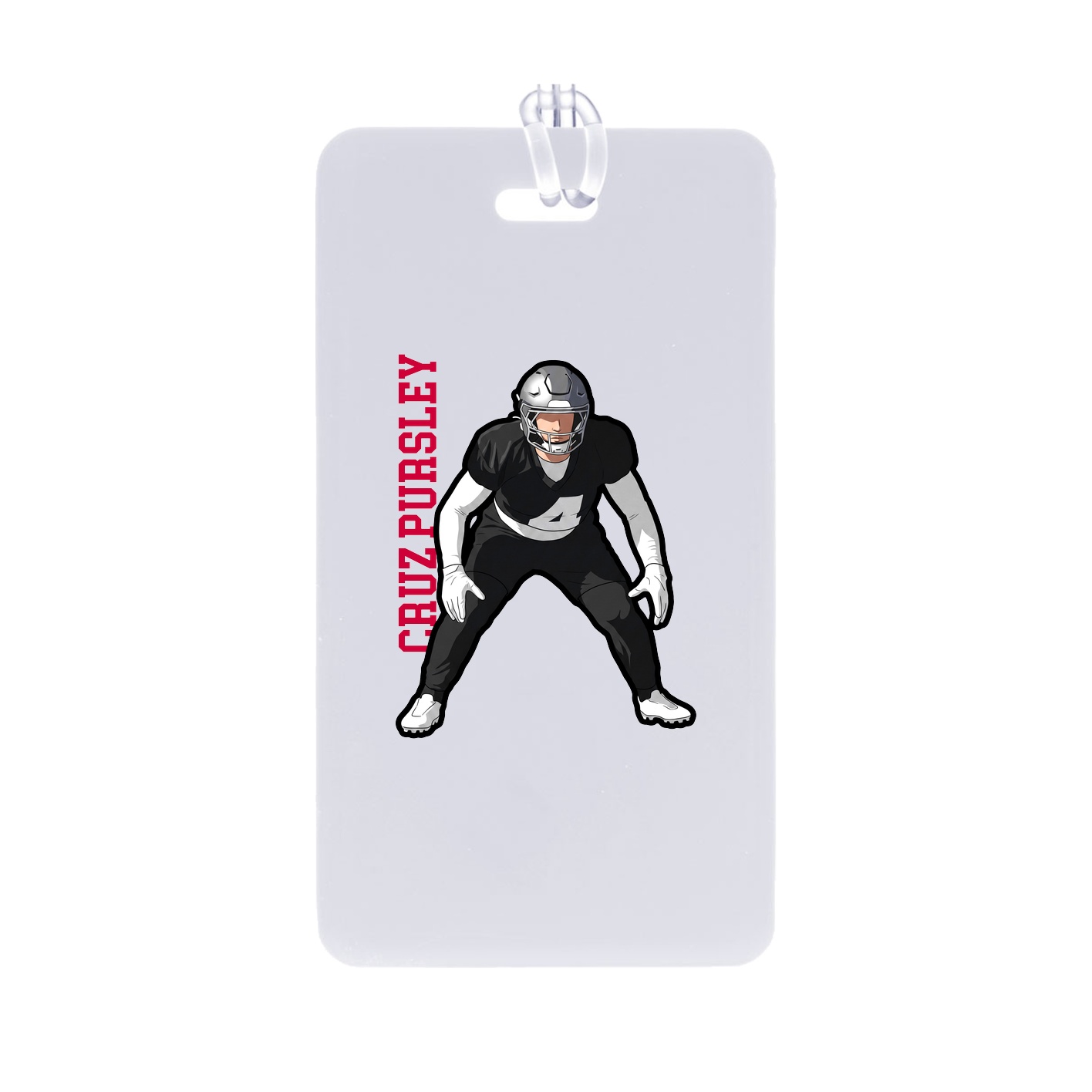 Bag Tag — Name Vertical in Classic