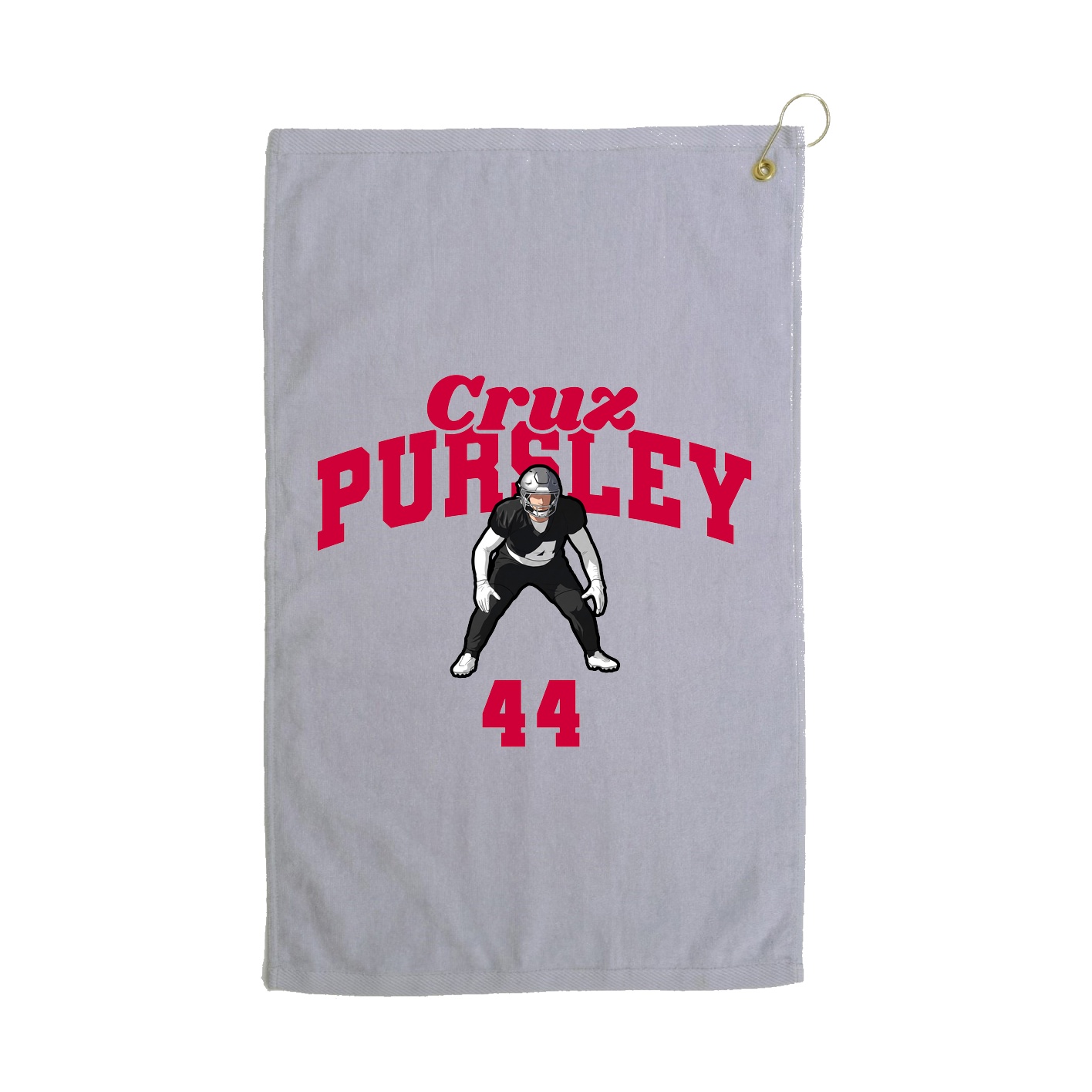 Golf Towel — Signature Arch in Grey