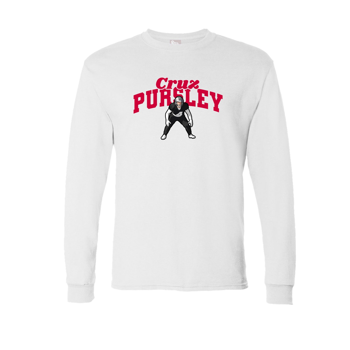 Long Sleeve Tee — Signature Arch in White
