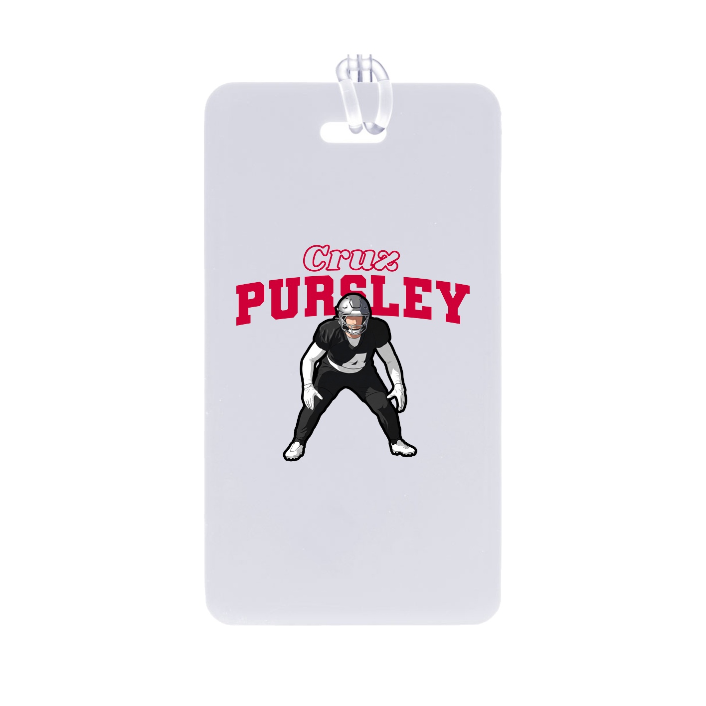 Bag Tag — Name Arch in Classic