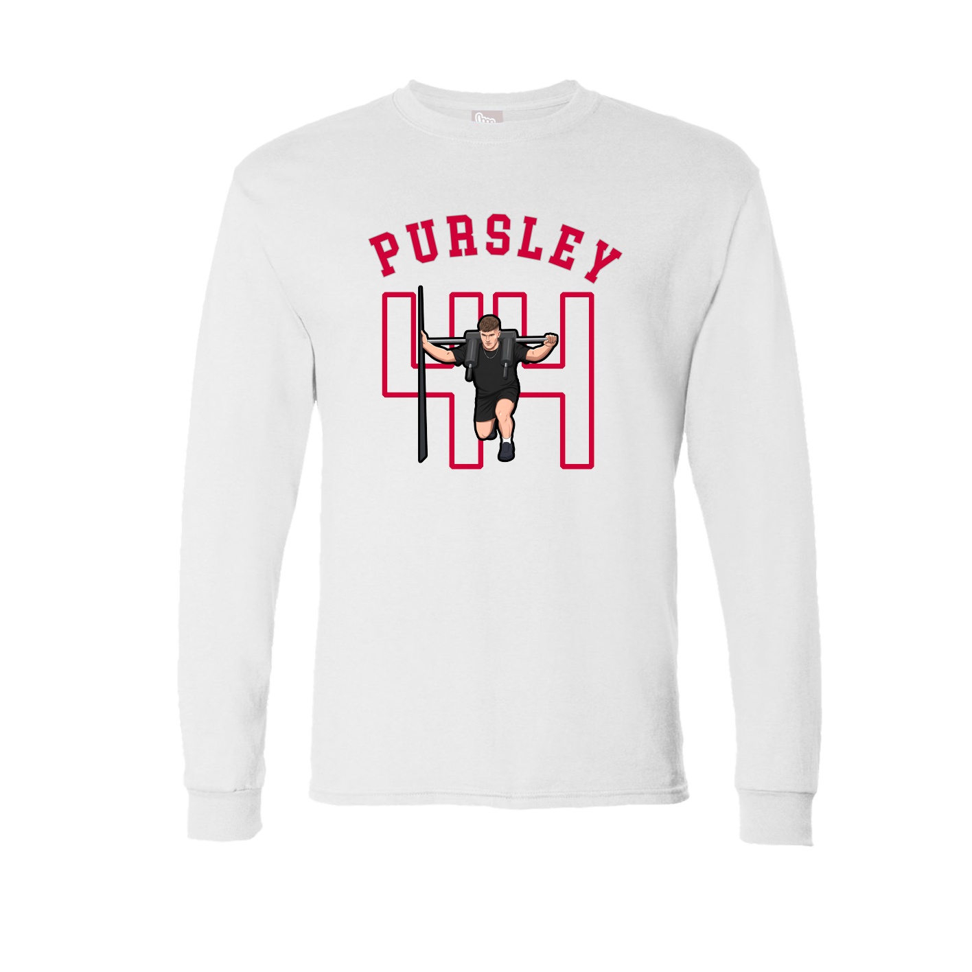 Long Sleeve Tee — Shirsey Arch in White