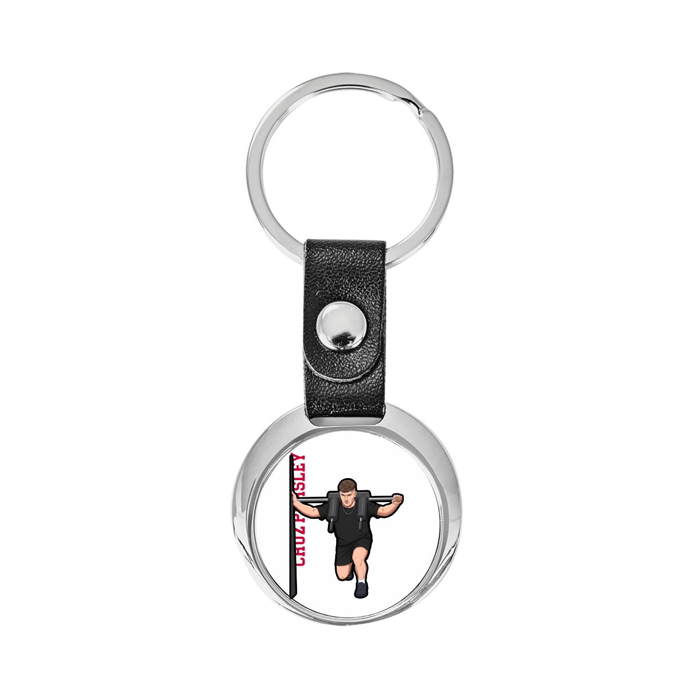 Key Chain — Name Vertical in Classic