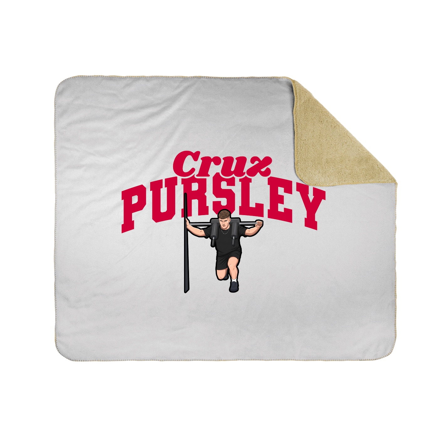 Throw Blanket — Signature Arch in White