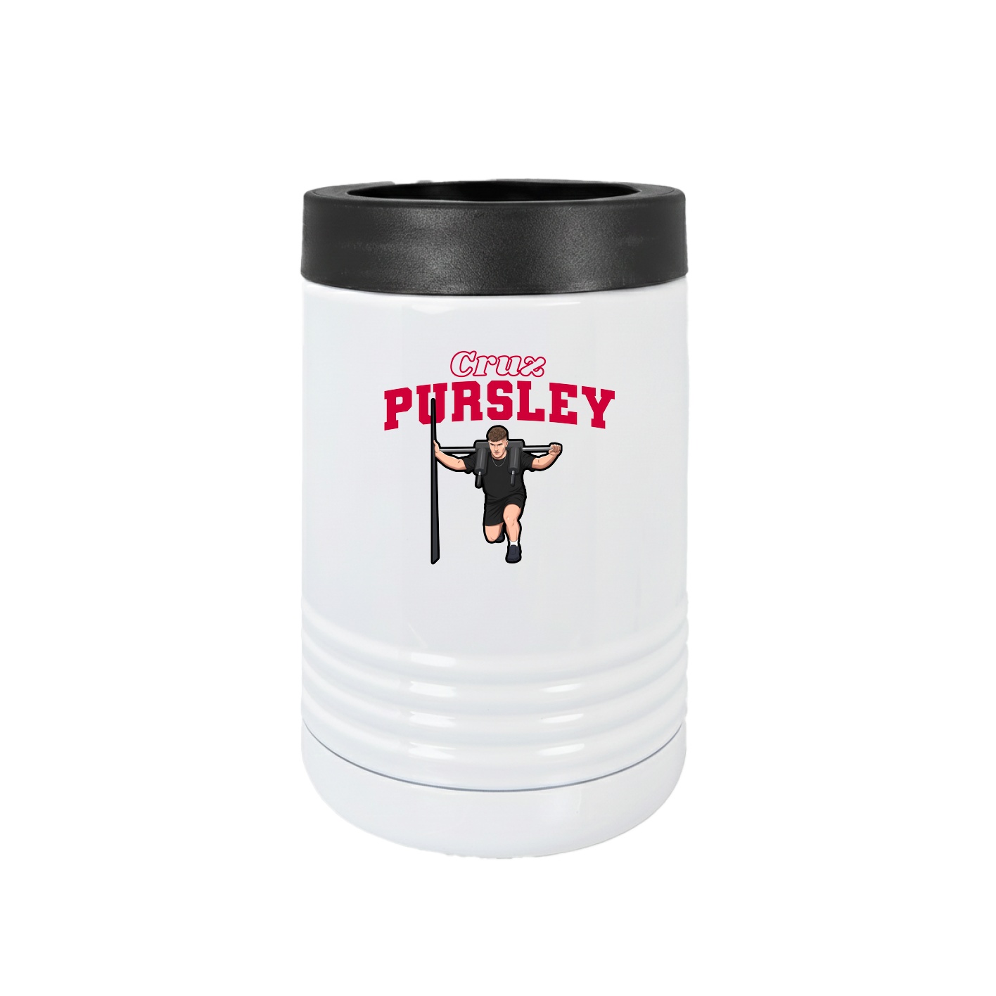 Beverage Holder — Name Arch in White