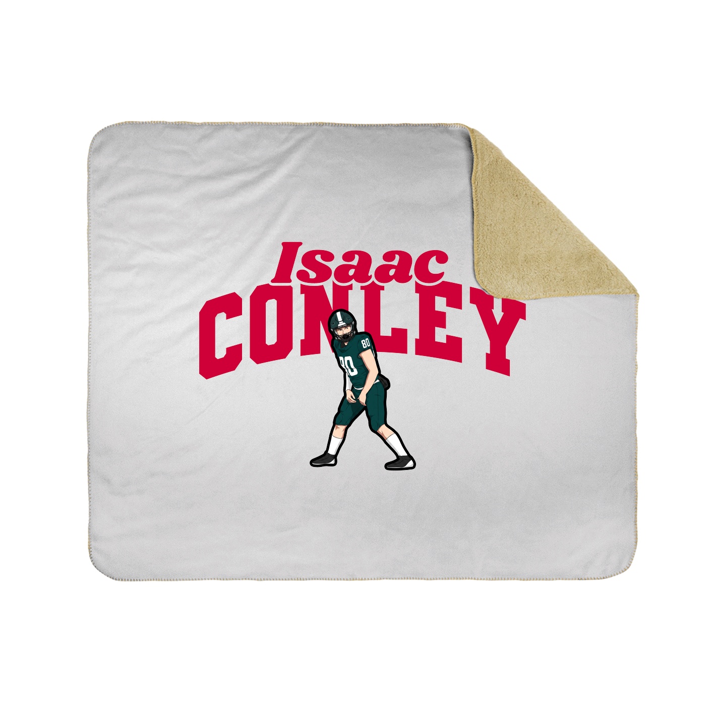 Throw Blanket — Signature Arch in White