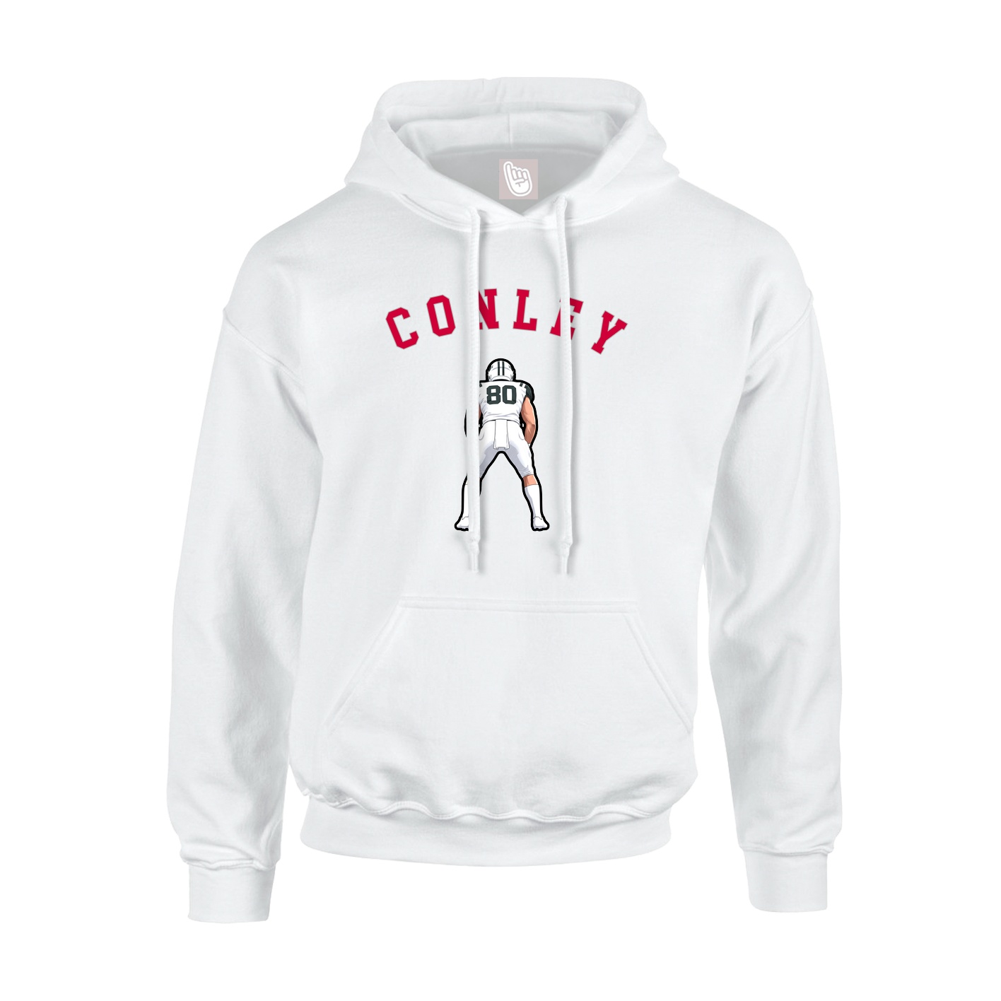 Hoodie — Shirsey Arch in White