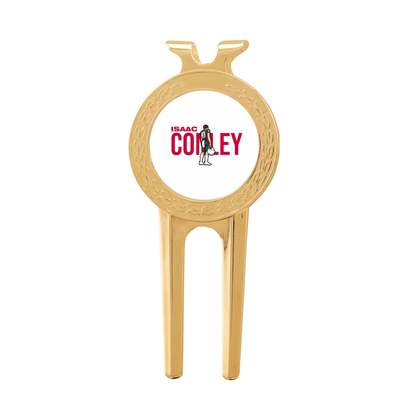 Divot Tool with Ball Marker — Player Name in Classic