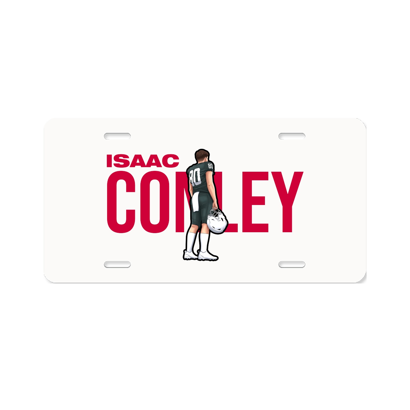 License Plate — Player Name in Classic
