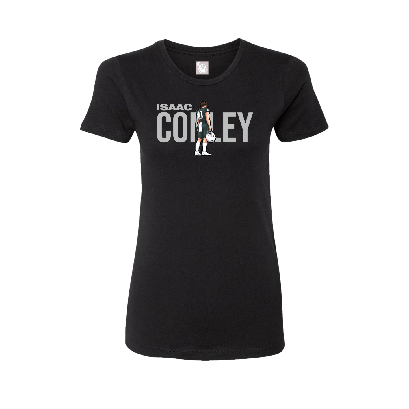 Womens Tee — Player Name in Black