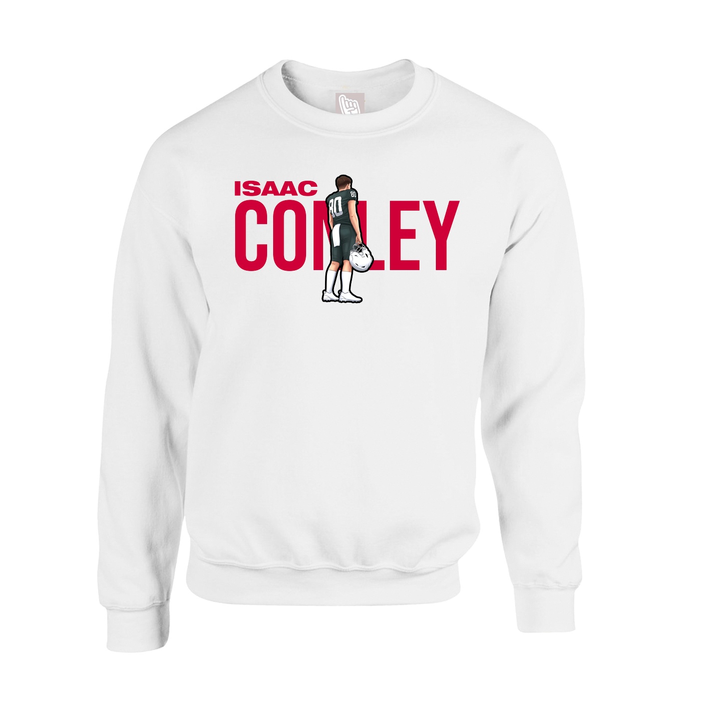 Fleece Crew — Player Name in White