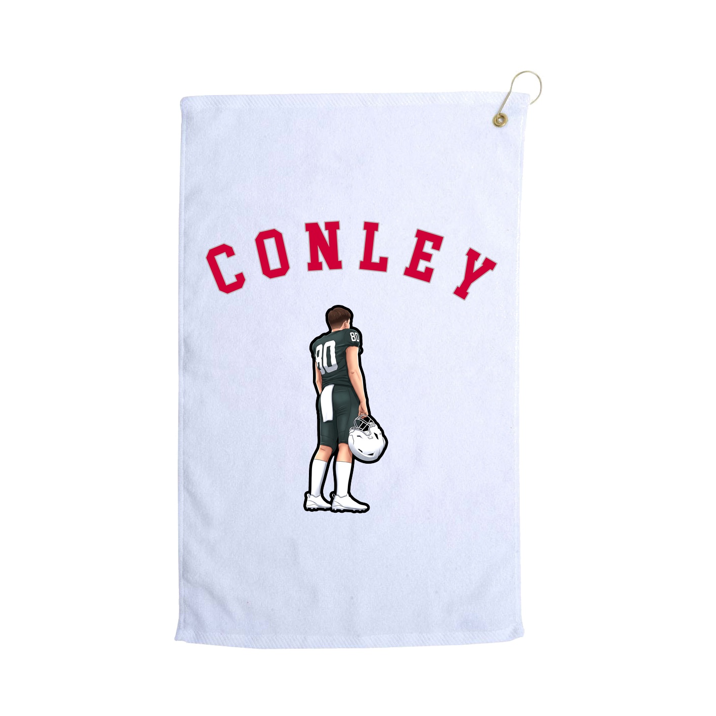 Golf Towel — Shirsey Arch in White