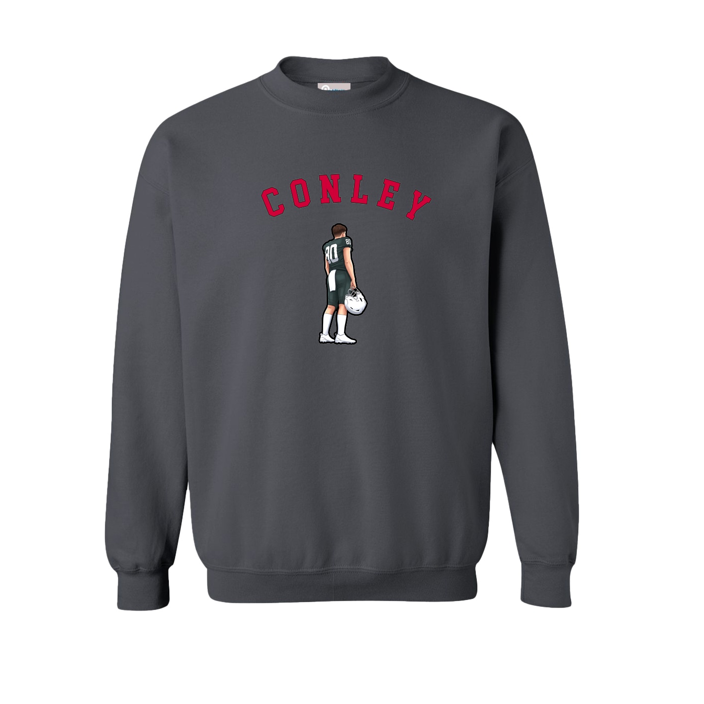 Fleece Crew — Shirsey Arch in Grey