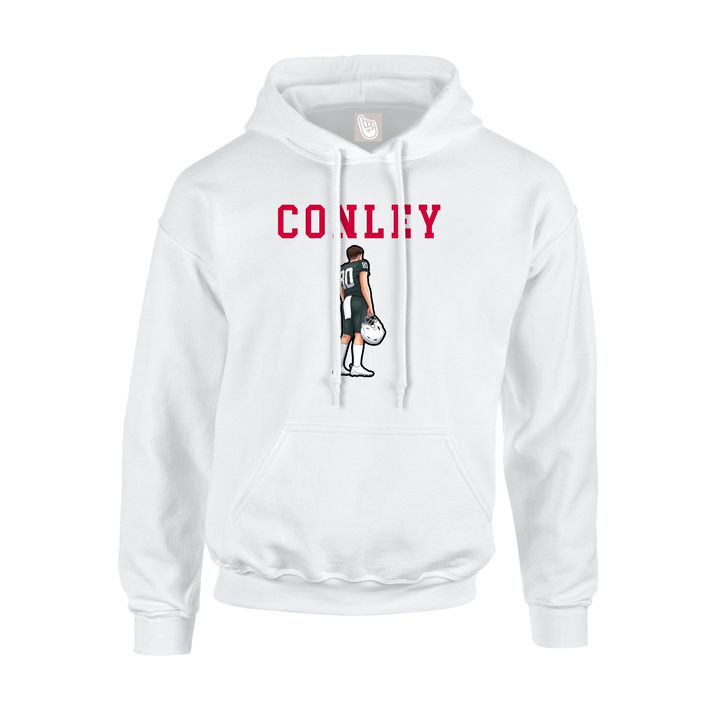 Youth Hoodie — Shirsey in White