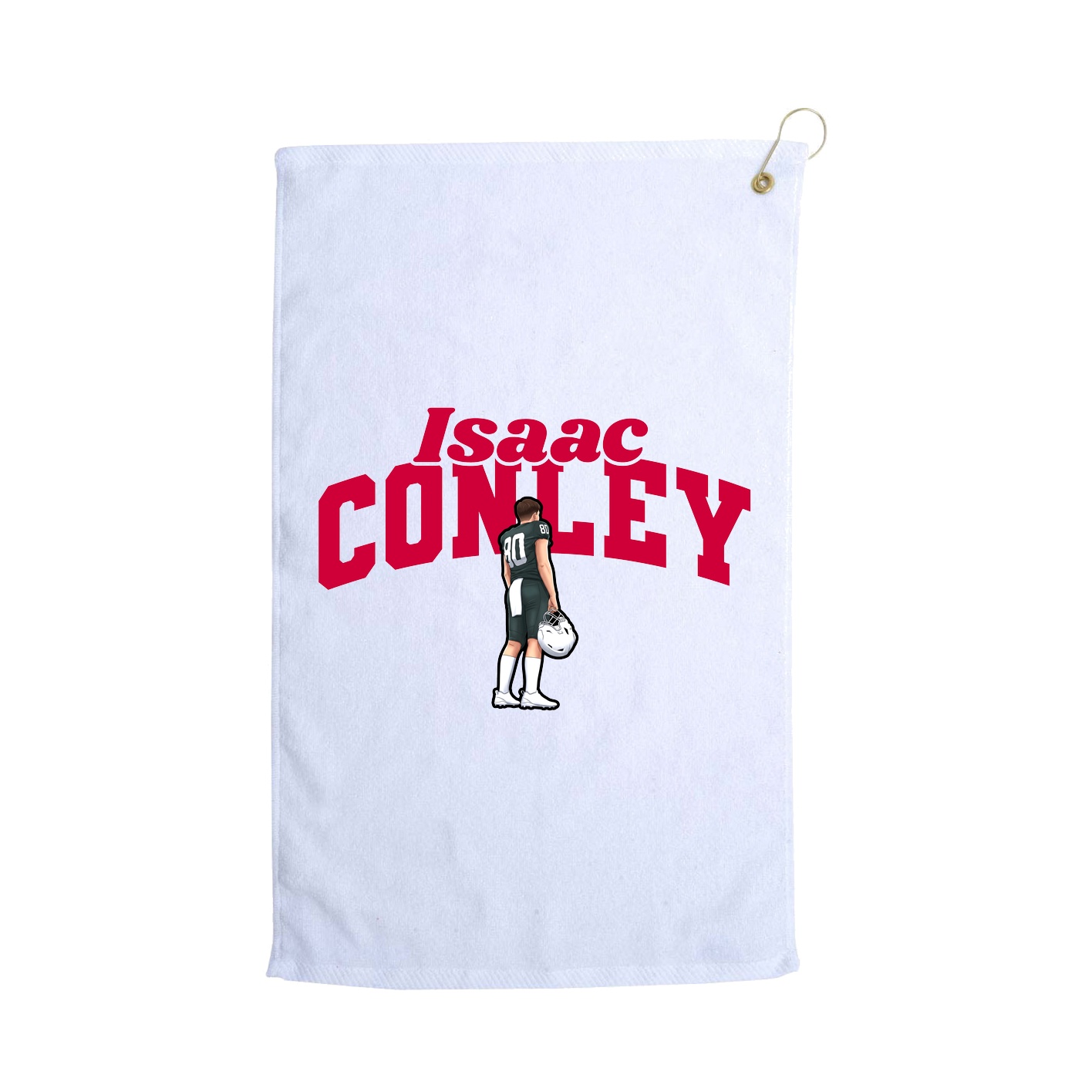 Golf Towel — Signature Arch in White