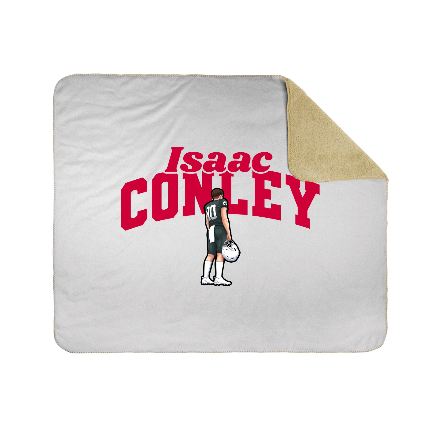 Throw Blanket — Signature Arch in White