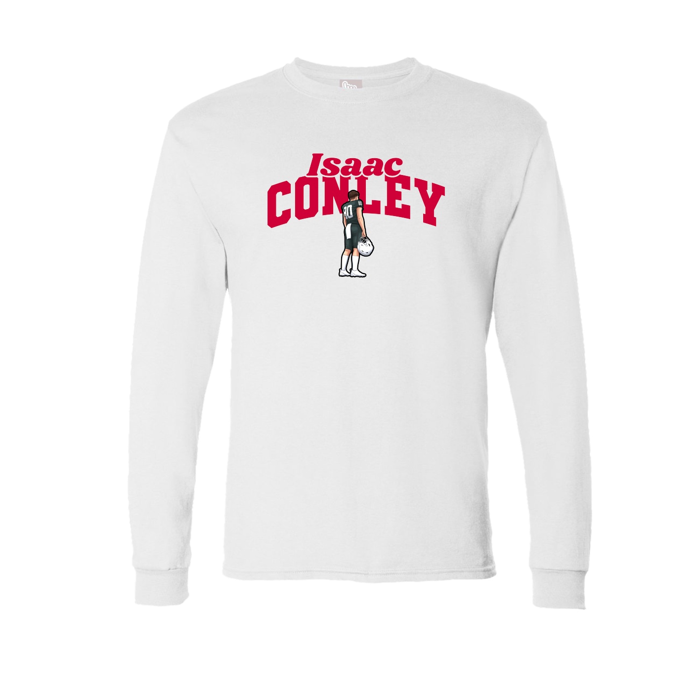 Long Sleeve Tee — Signature Arch in White