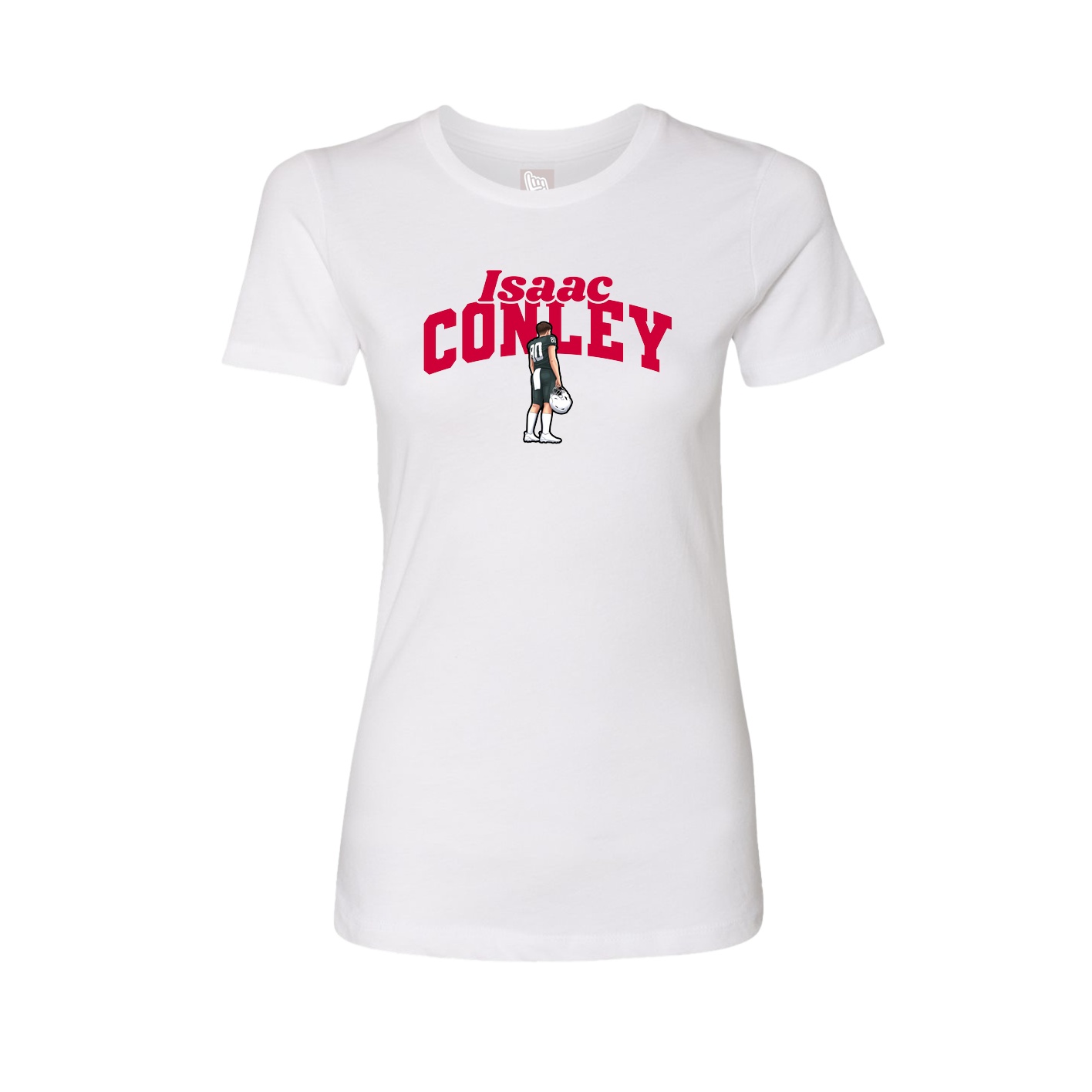 Womens Tee — Signature Arch in White
