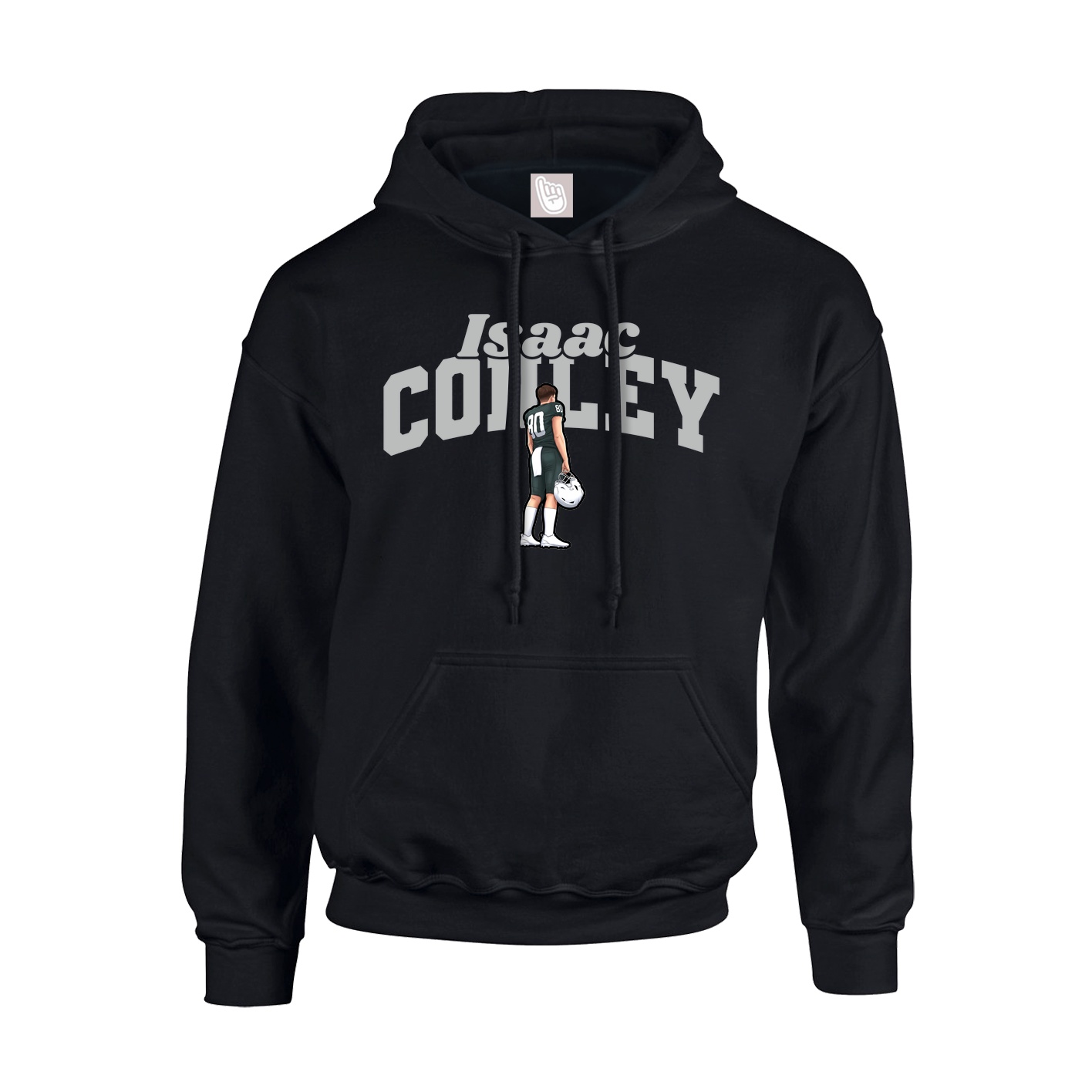 Hoodie — Signature Arch in Black