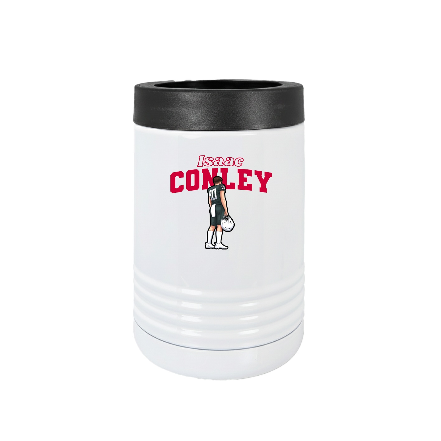 Beverage Holder — Name Arch in White