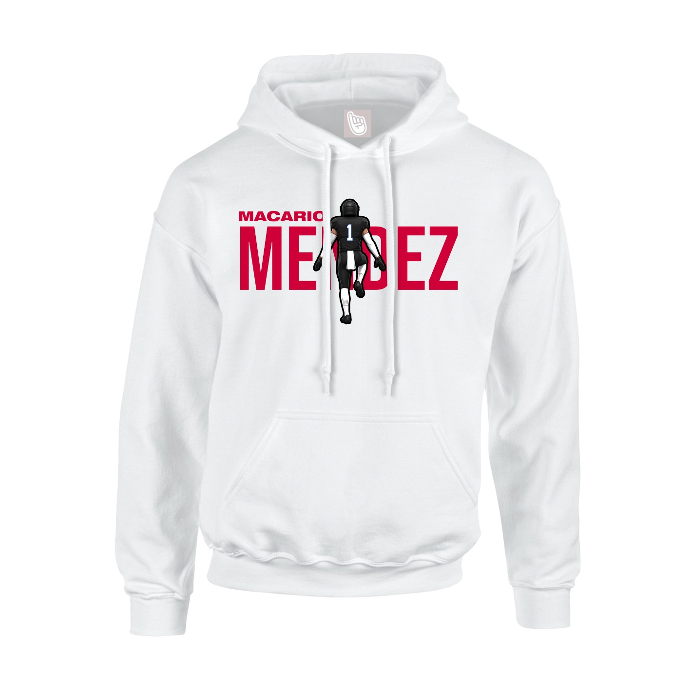 Hoodie — Player Name in White