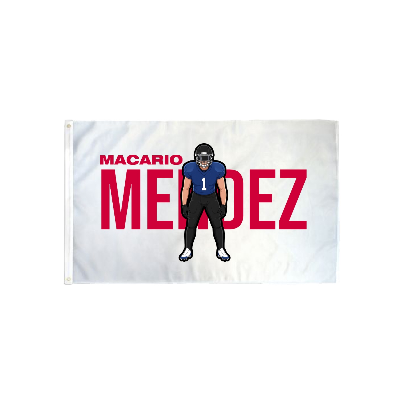 3x5 Flag — Player Name in Classic