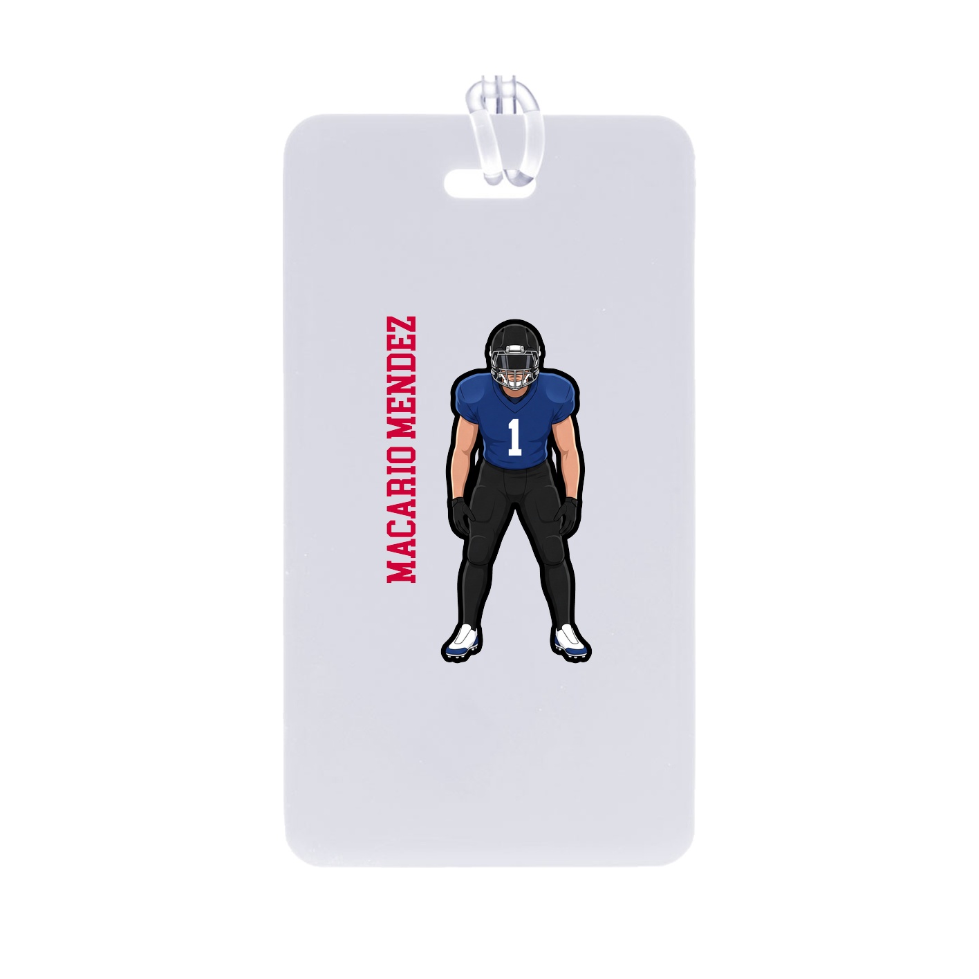 Bag Tag — Name Vertical in Classic