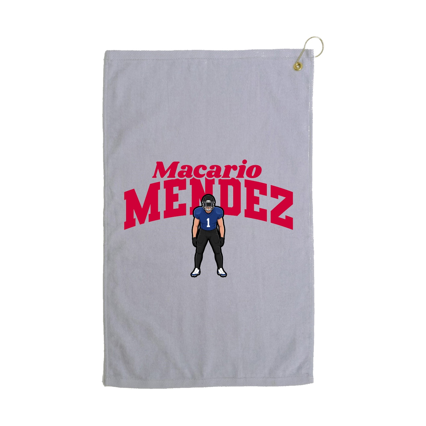 Golf Towel — Signature Arch in Grey