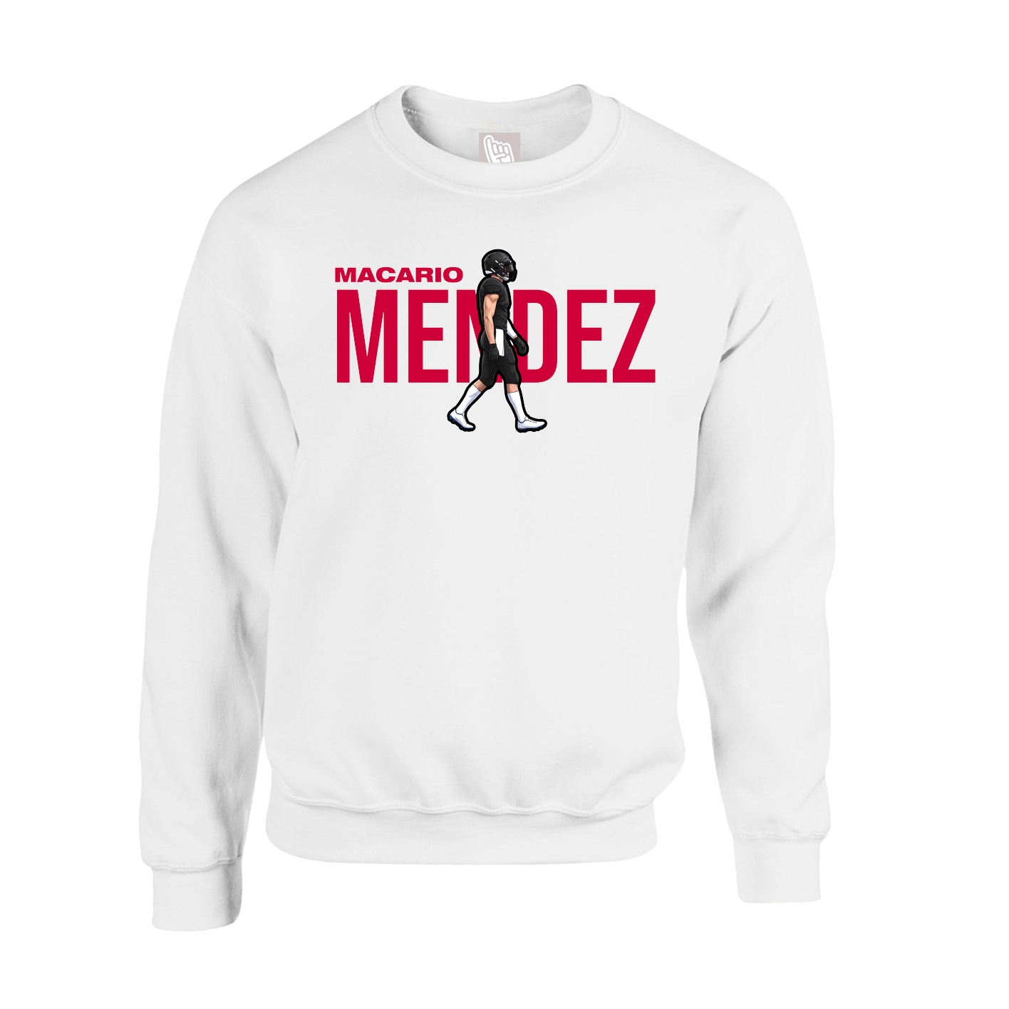 Fleece Crew — Player Name in White
