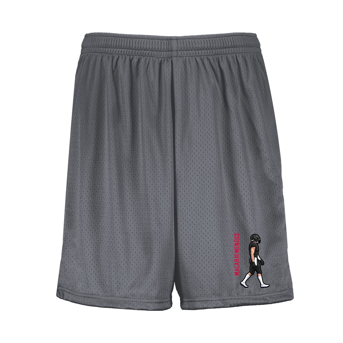 Shorts — Name Vertical in Grey