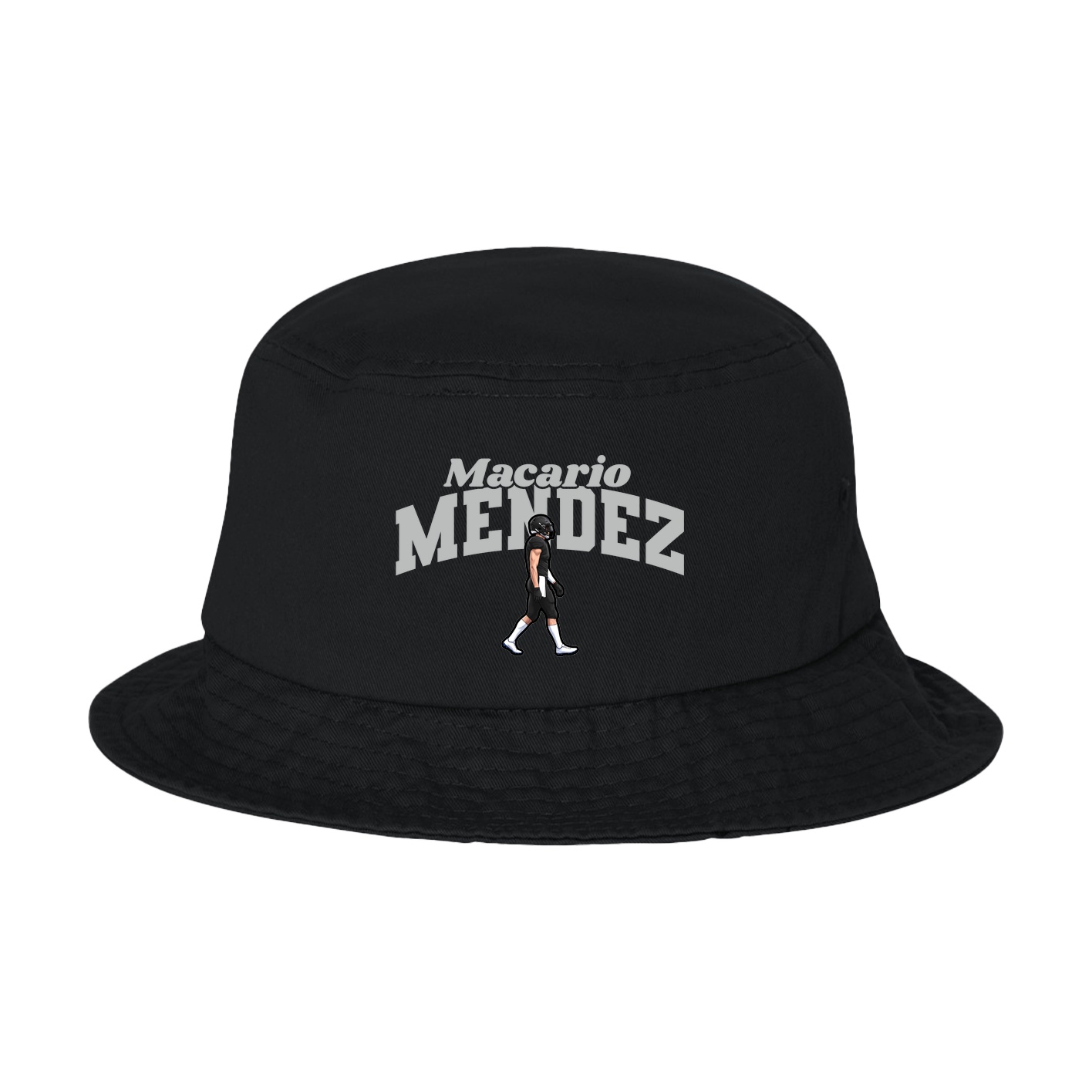 Bucket Cap — Signature Arch in Black