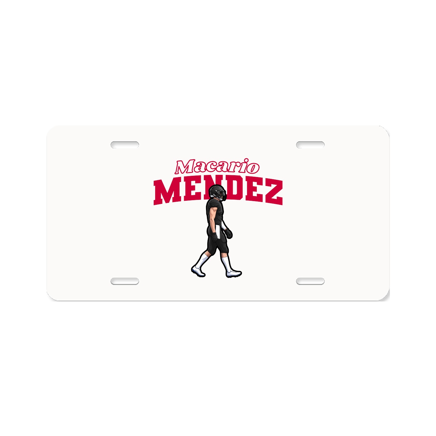License Plate — Name Arch in Classic