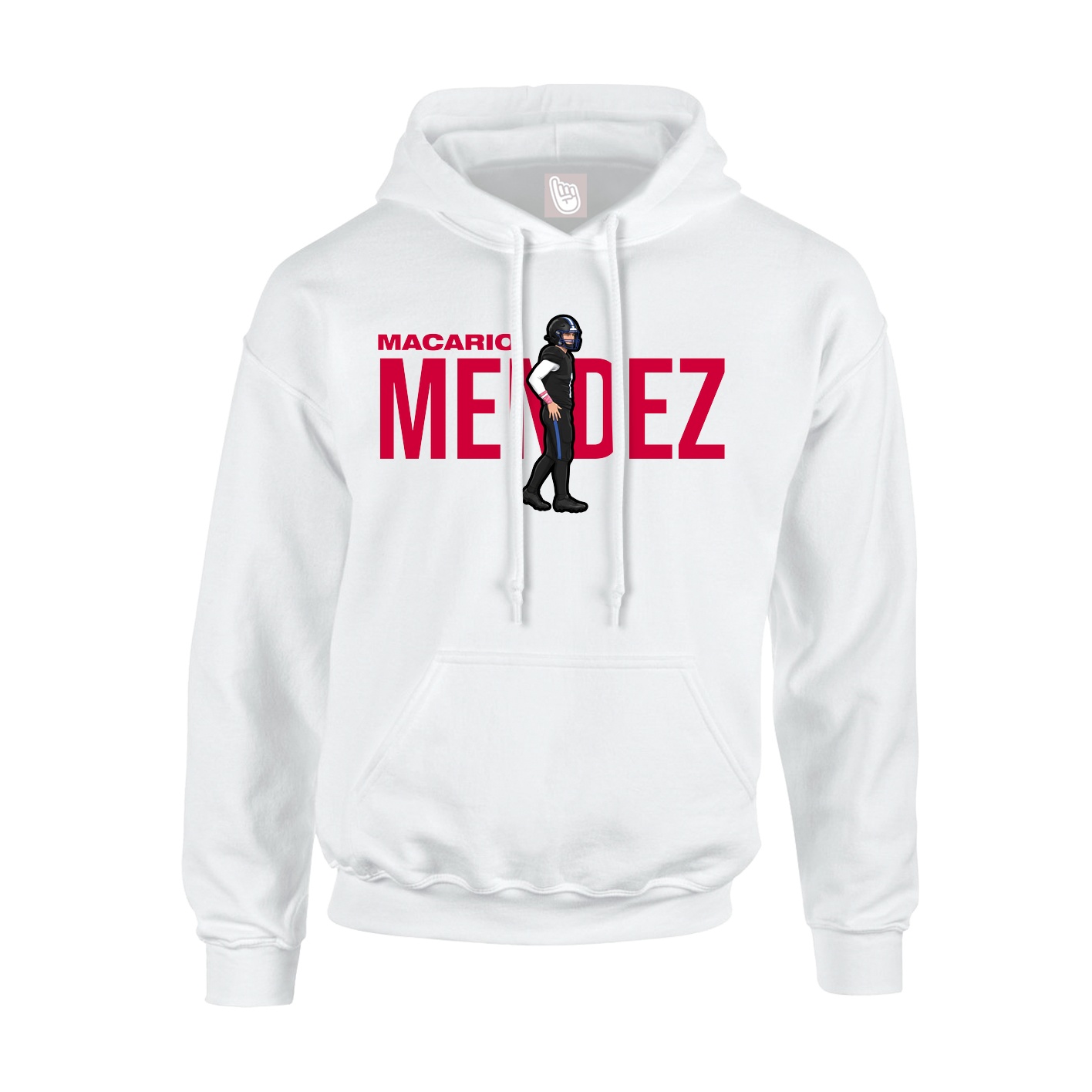 Hoodie — Player Name in White
