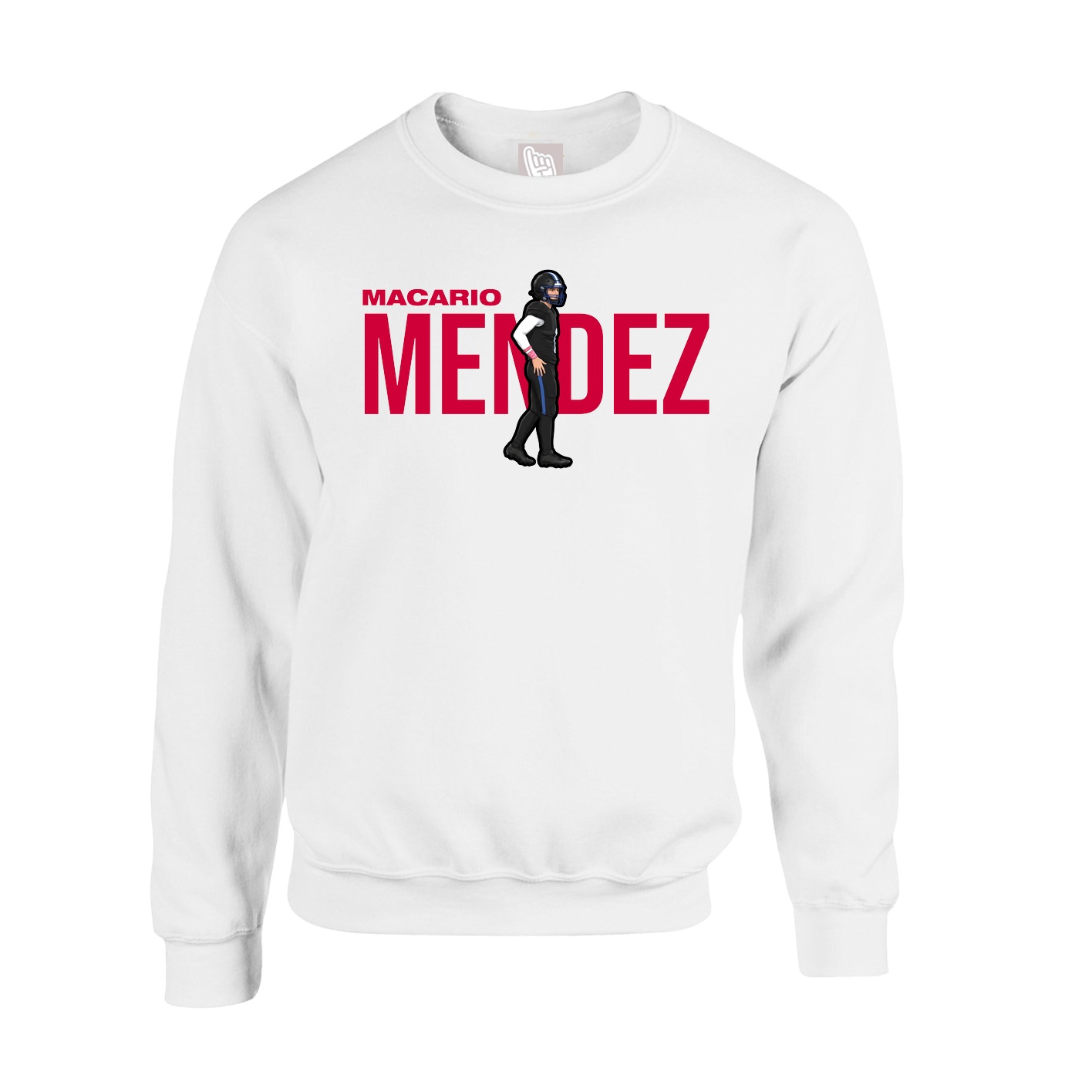 Fleece Crew — Player Name in White