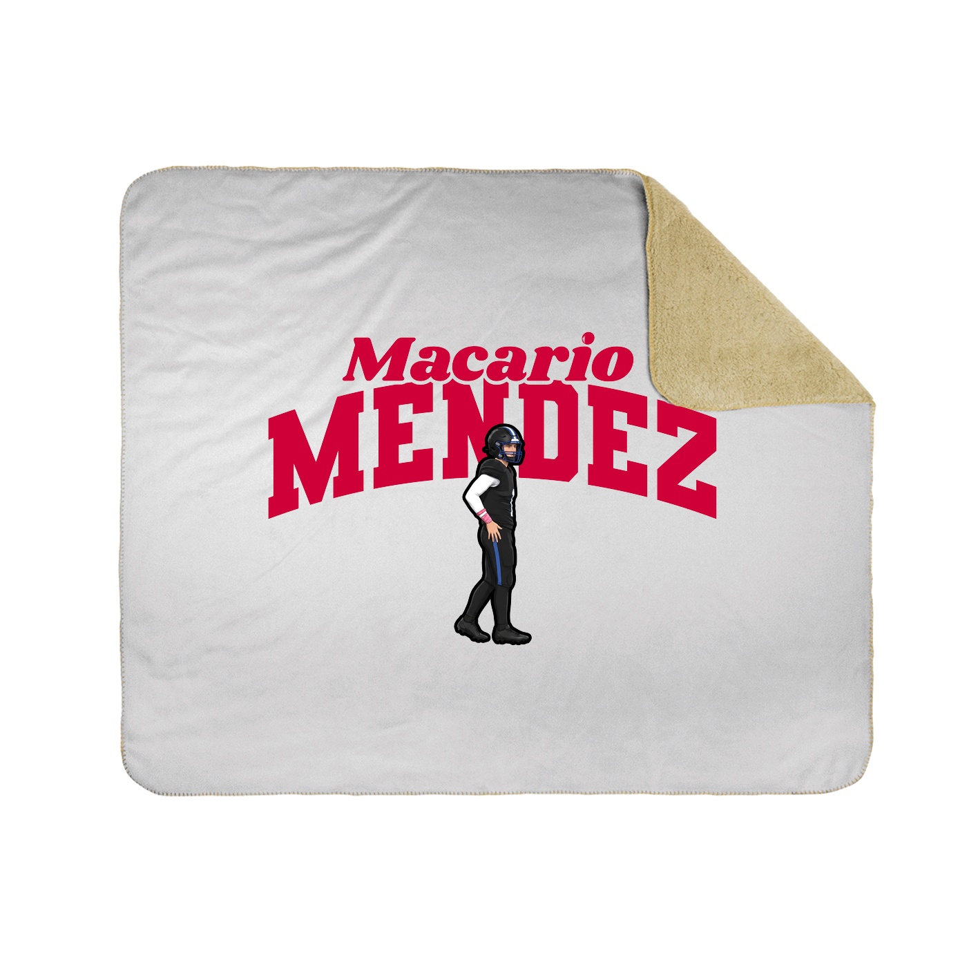 Throw Blanket — Signature Arch in White