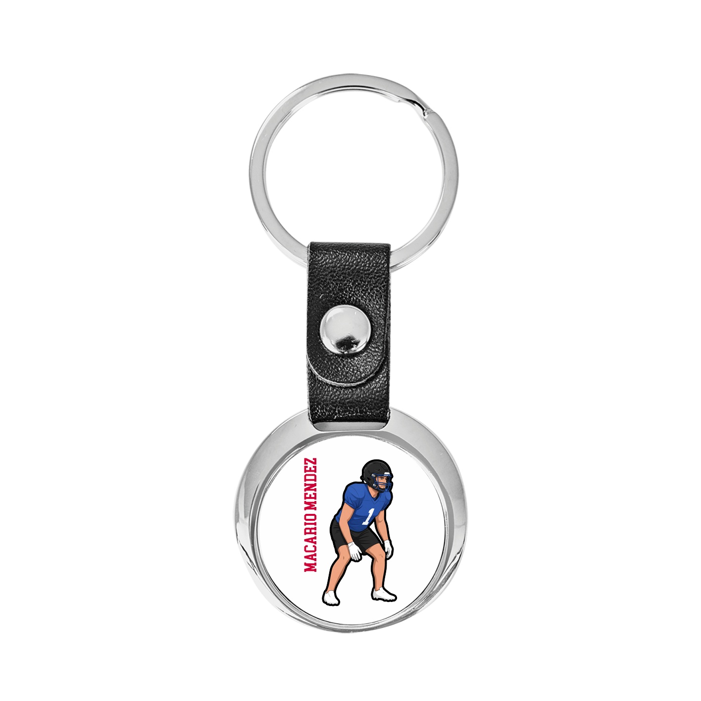 Key Chain — Name Vertical in Classic