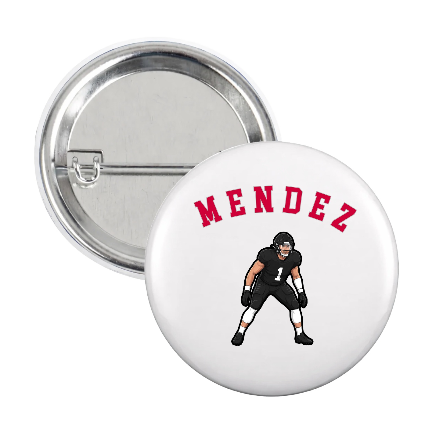 Game Day Button — Shirsey Arch in White