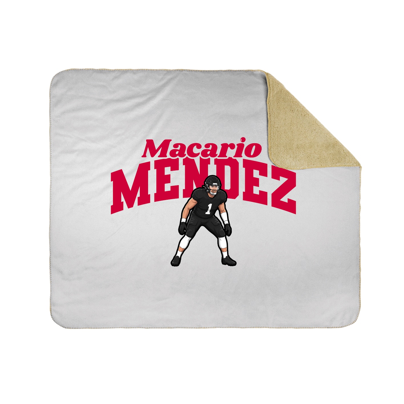 Throw Blanket — Signature Arch in White