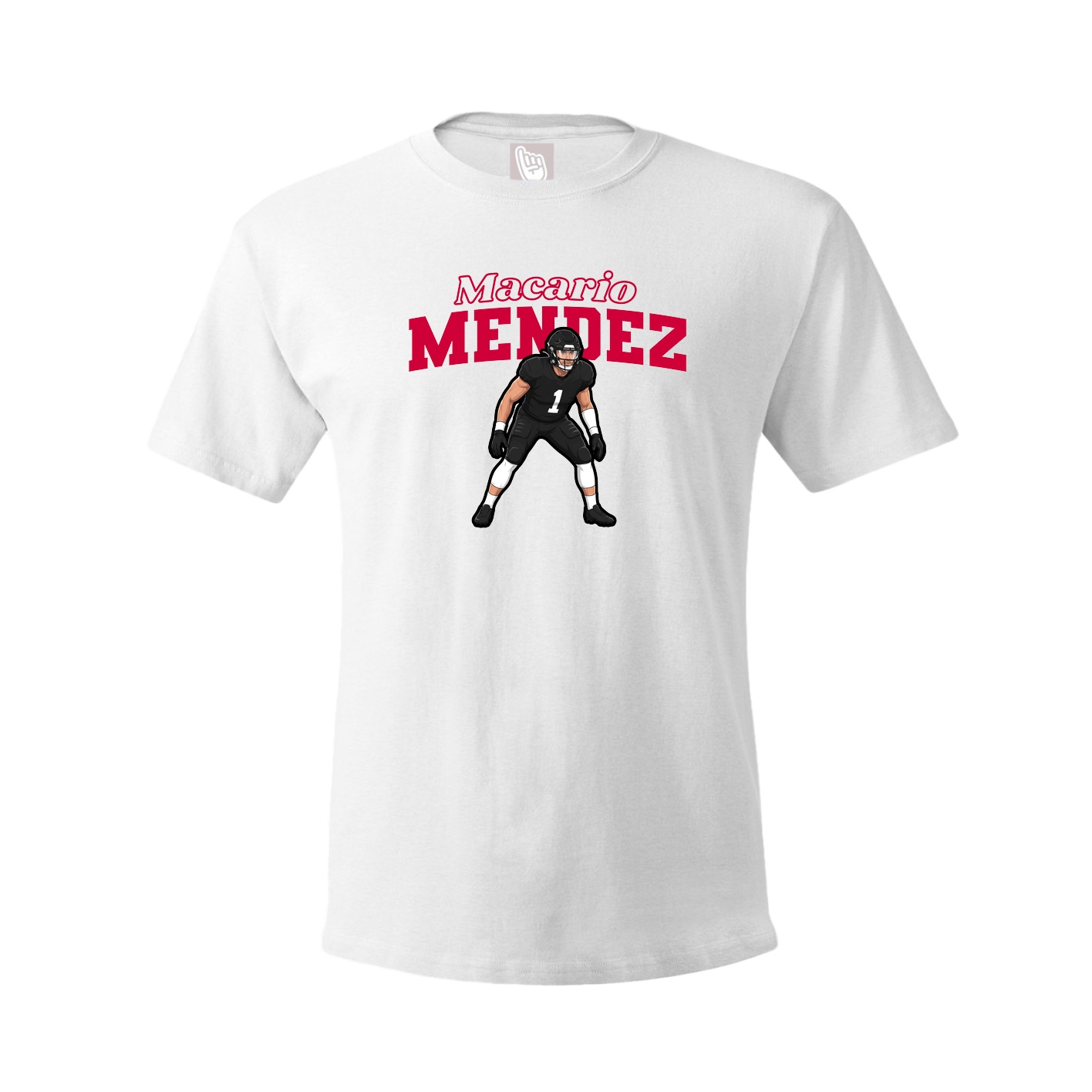 Tee — Name Arch in White