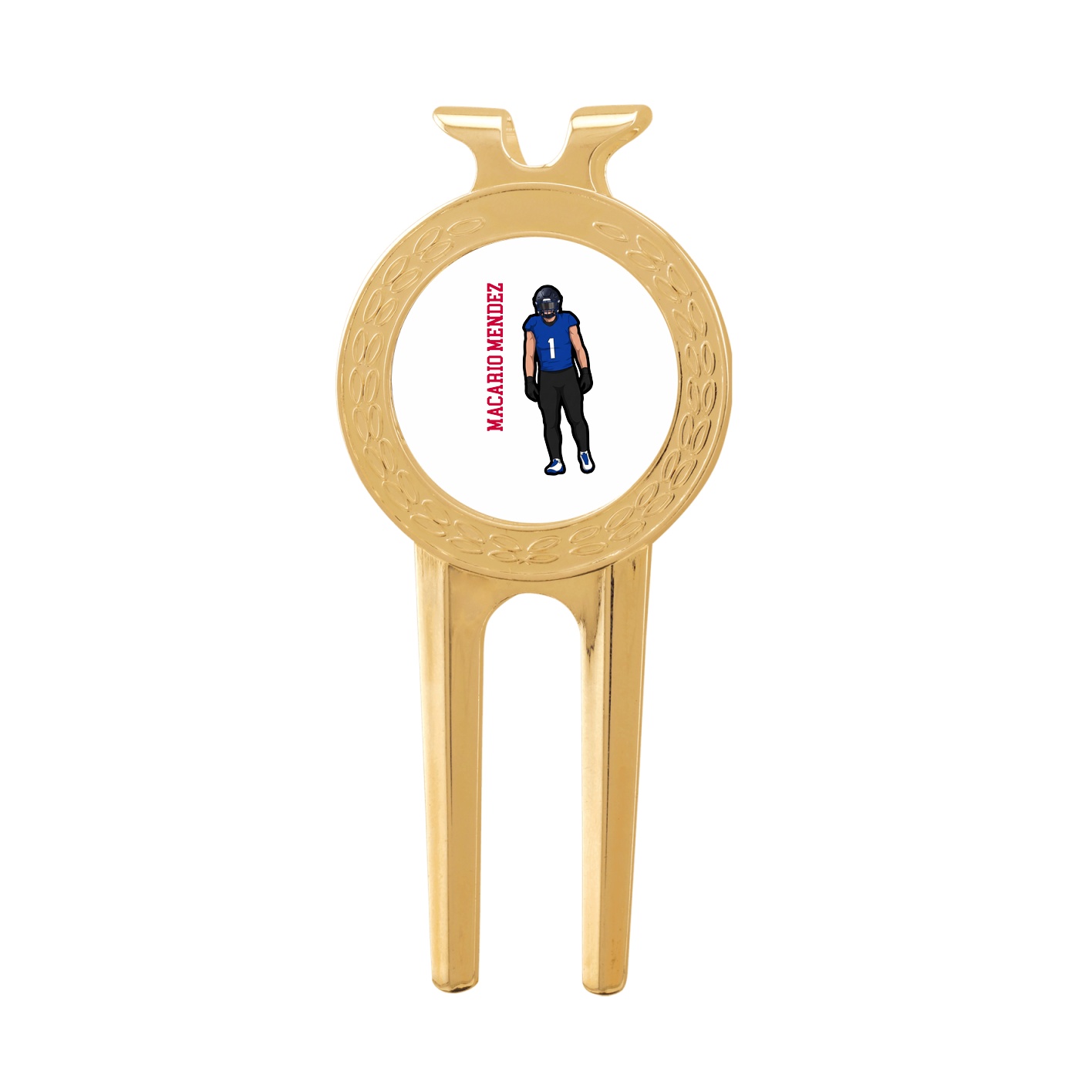 Divot Tool with Ball Marker — Name Vertical in Classic