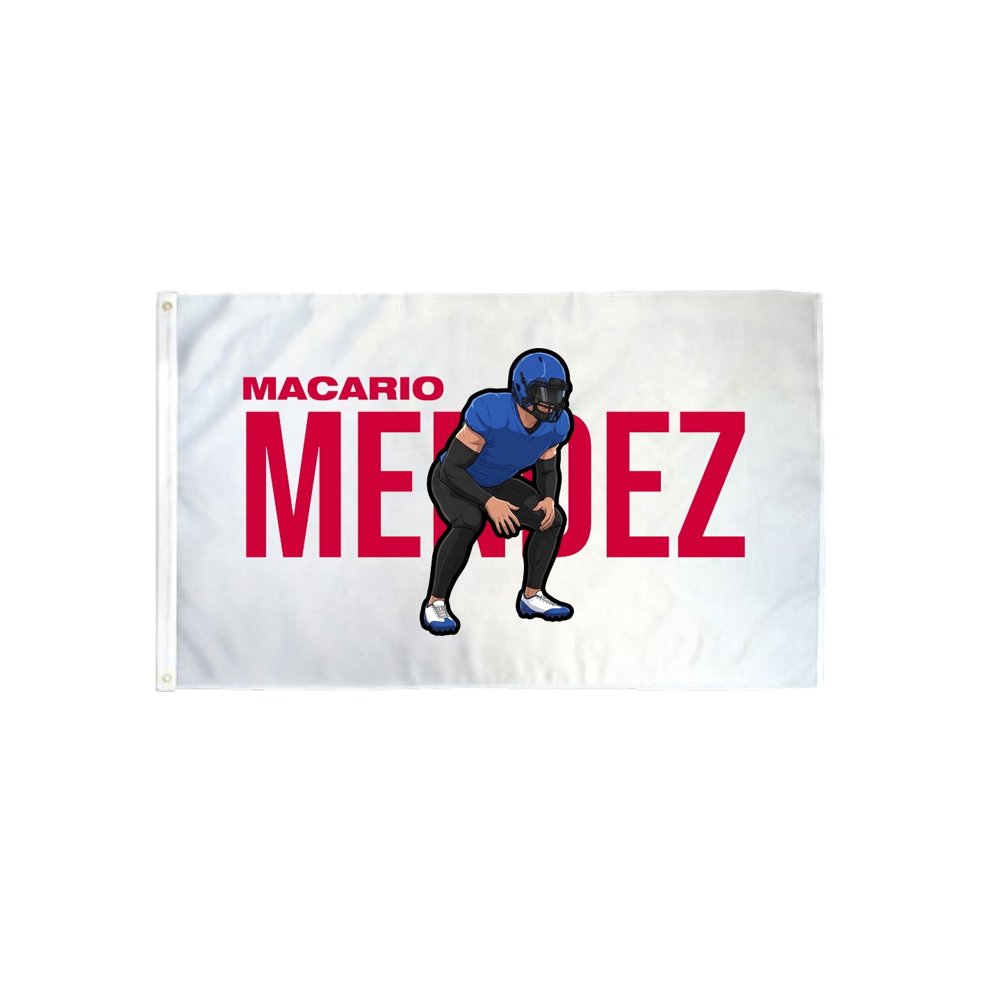 3x5 Flag — Player Name in Classic