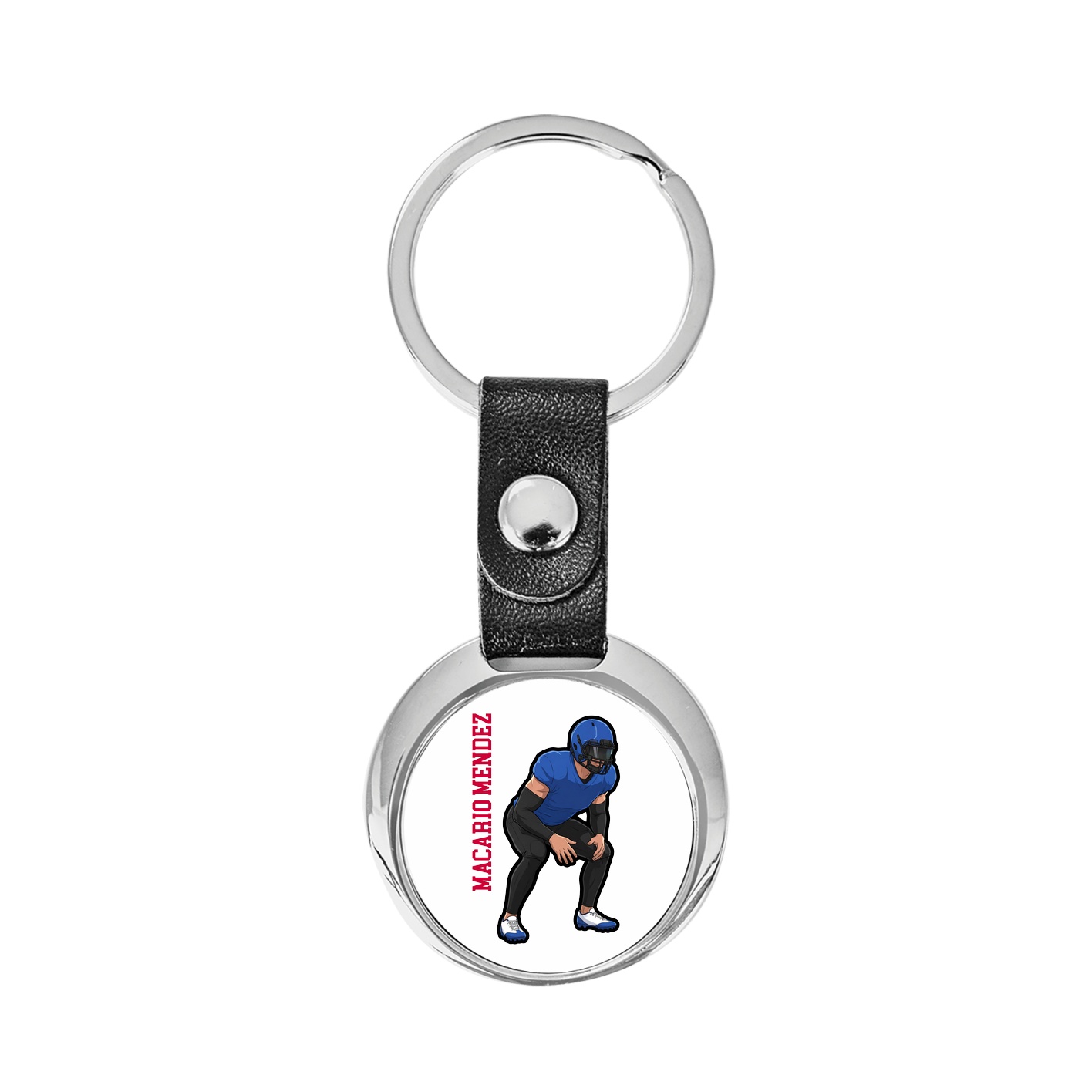 Key Chain — Name Vertical in Classic