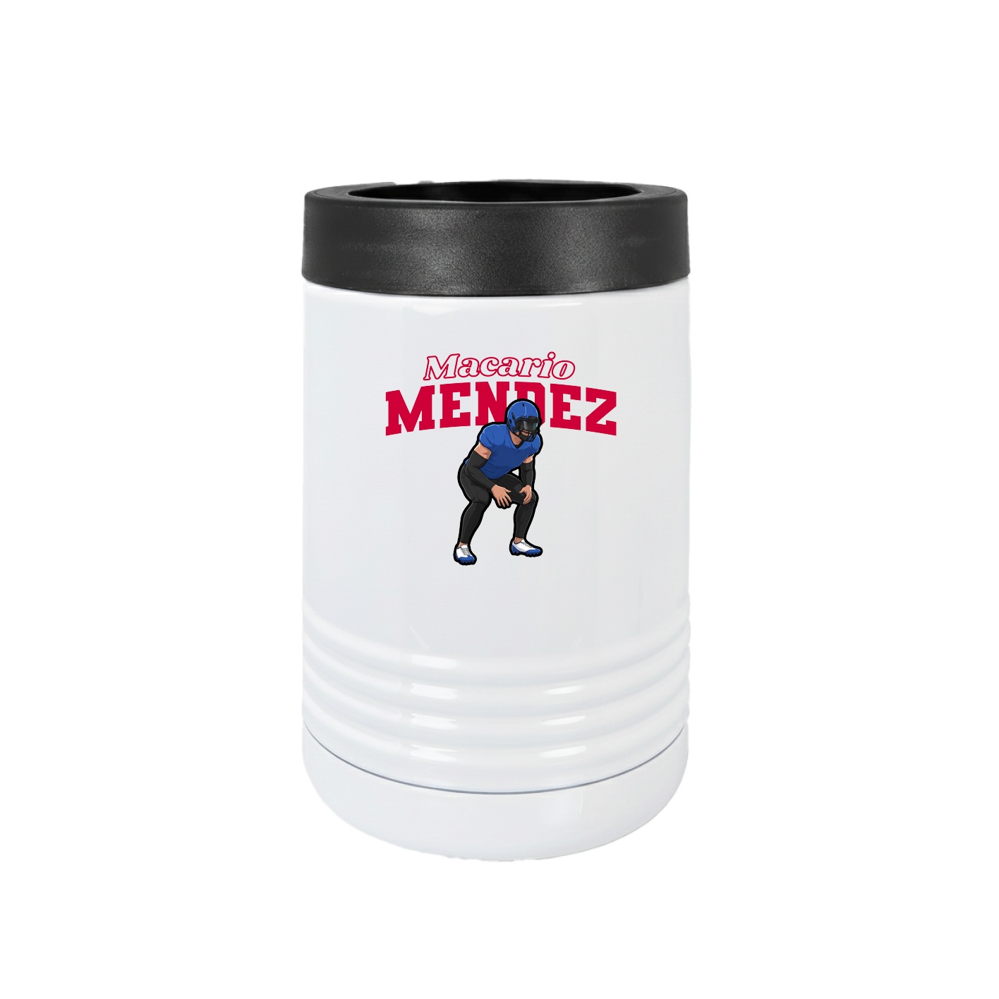 Beverage Holder — Name Arch in White