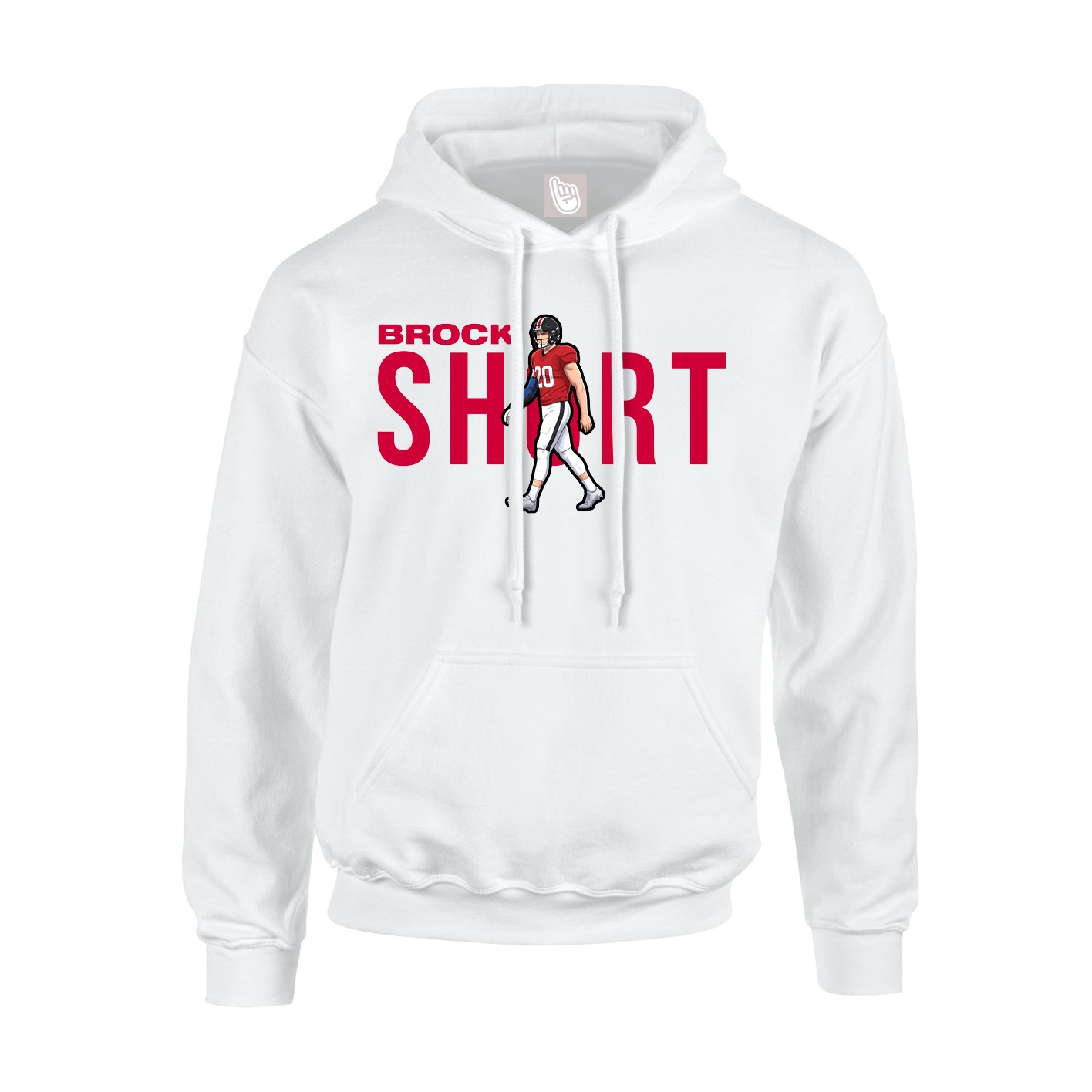Youth Hoodie — Player Name in White