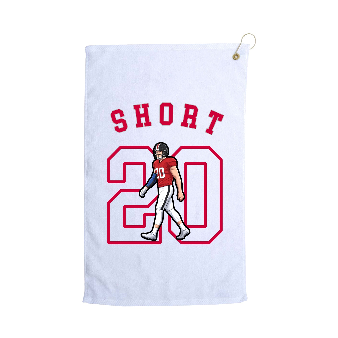Golf Towel — Shirsey Arch in White