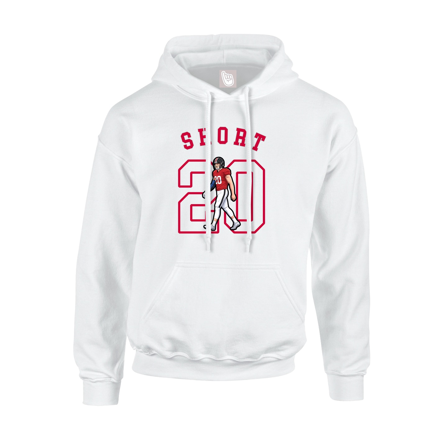 Hoodie — Shirsey Arch in White