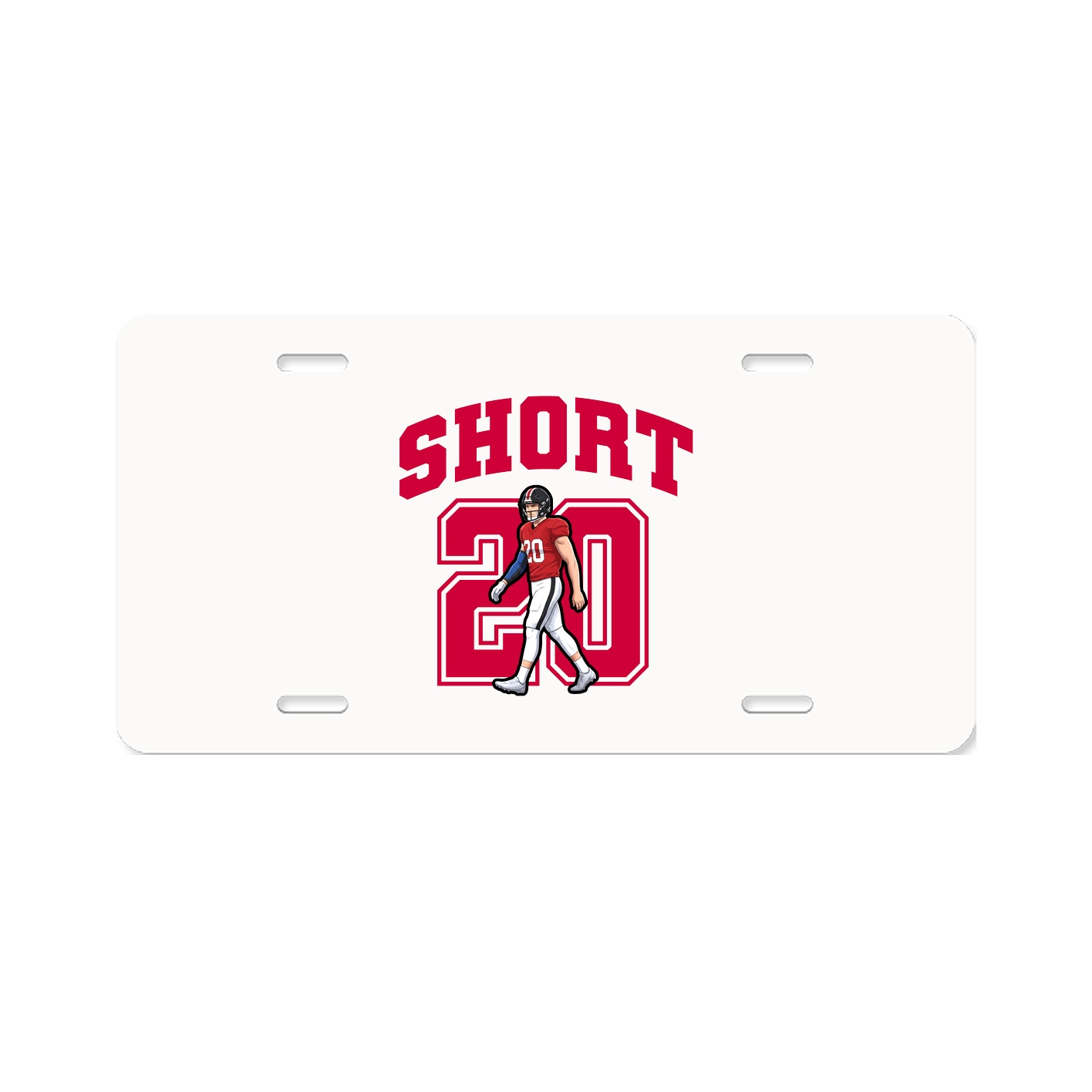 License Plate — Number in Classic