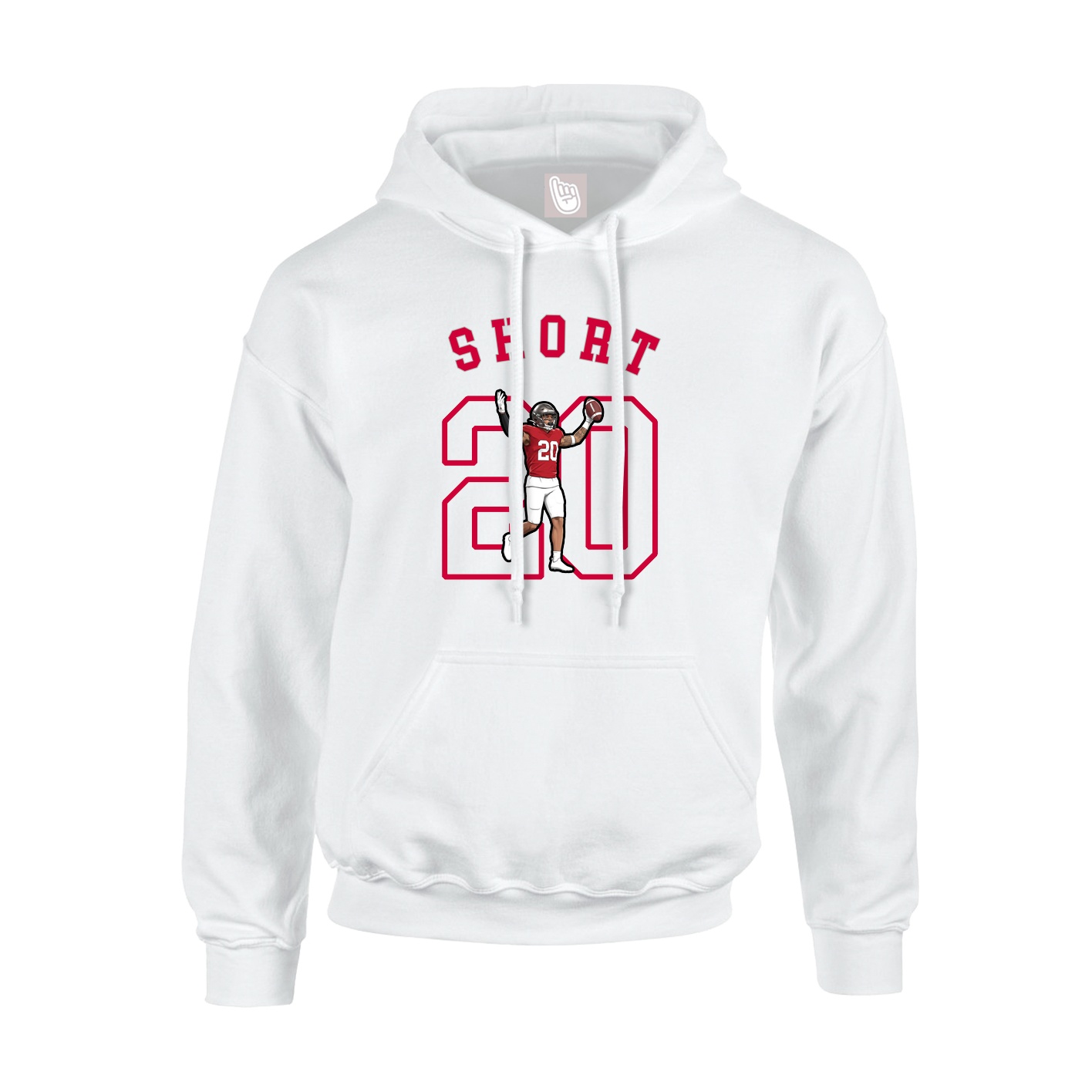Hoodie — Shirsey Arch in White