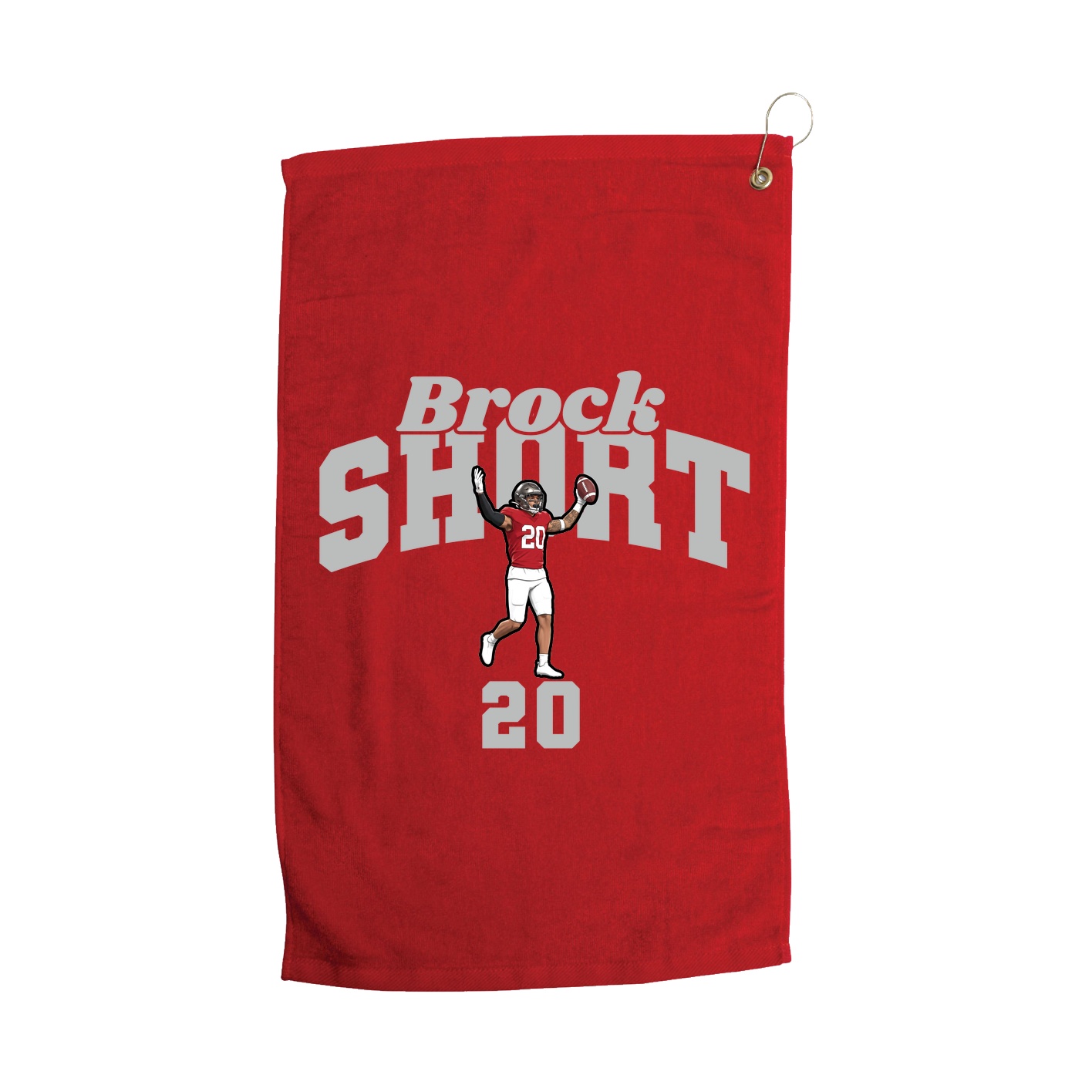 Golf Towel — Signature Arch in Red