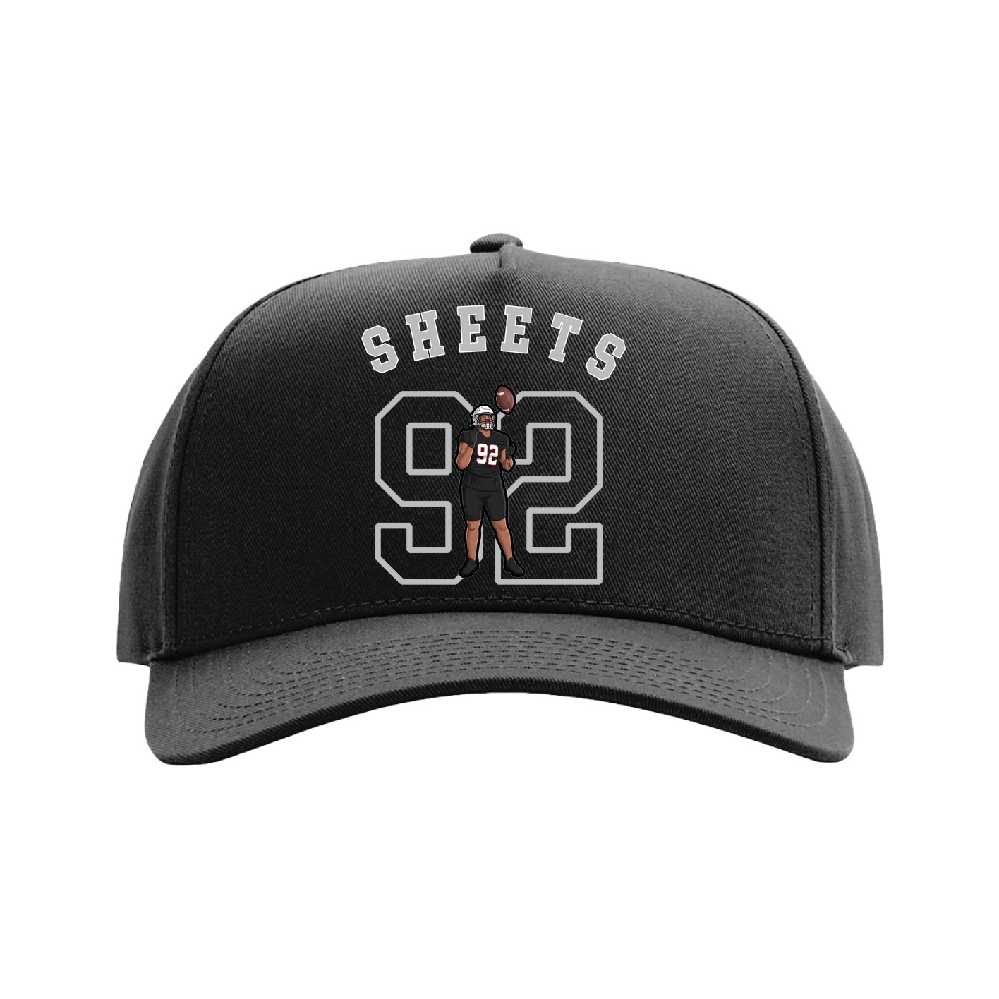 Full Fabric Five-Panel Champ Cap